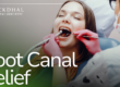 patient smiling receiving dental treatment