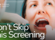 patient getting dental exam